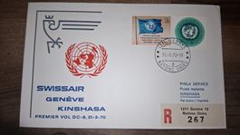 Swissair Geneve - Kinshasa 31.03.1970