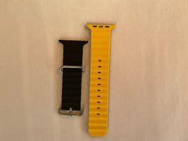 Black-Yellow Ocean Armband für Apple Watch Ultra 49mm