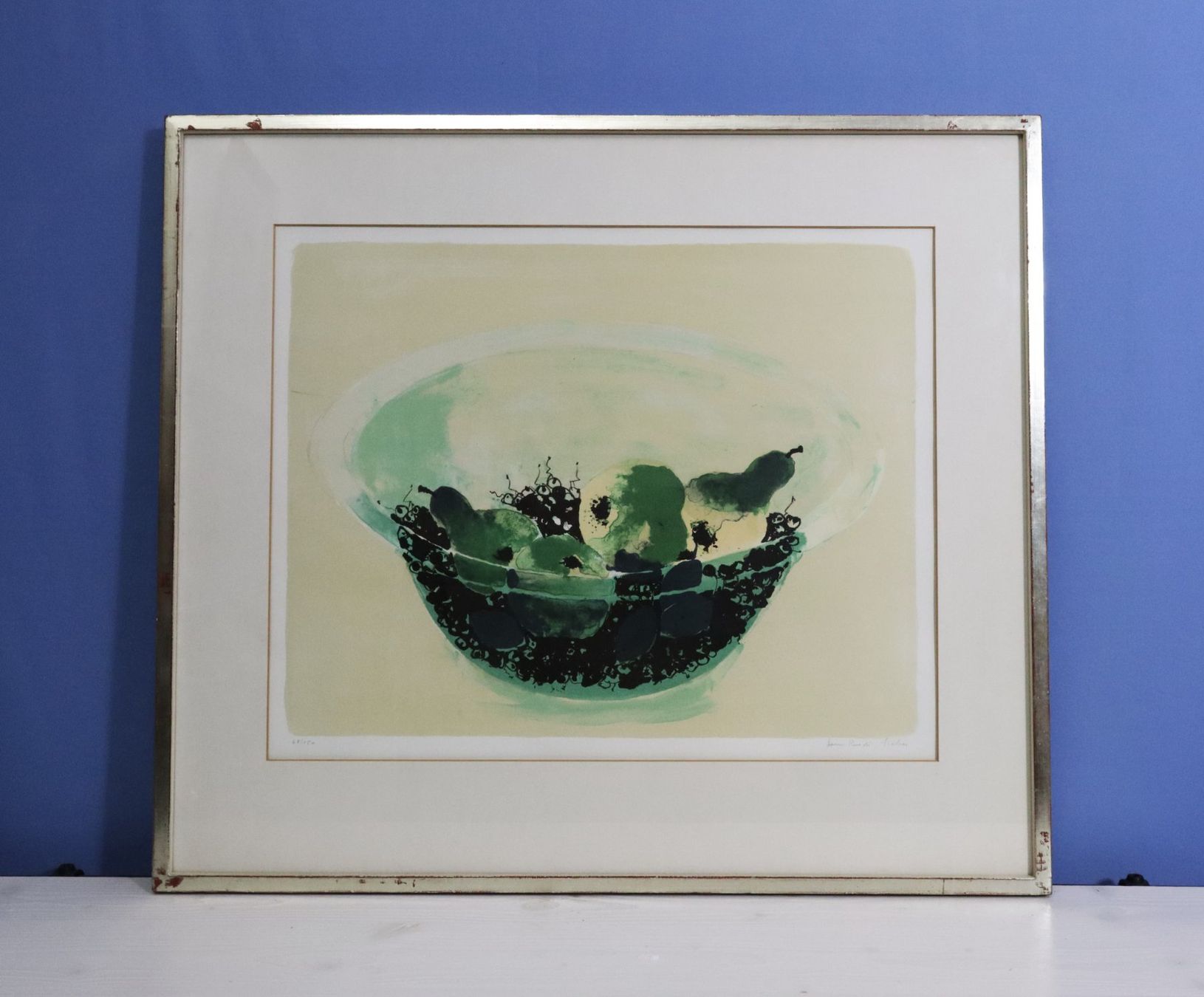 Grafica & Litografie: Hans Ruedi Sieber 1926-2002, Lithographie, "Stillleben" – Usato da Zug venduto da Kunst-Fundgrube 3