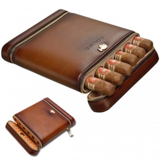 Reise-Zigarrenetui Wasserdicht - Für 6-18 Zigarren, Mit Luftbefeuchter