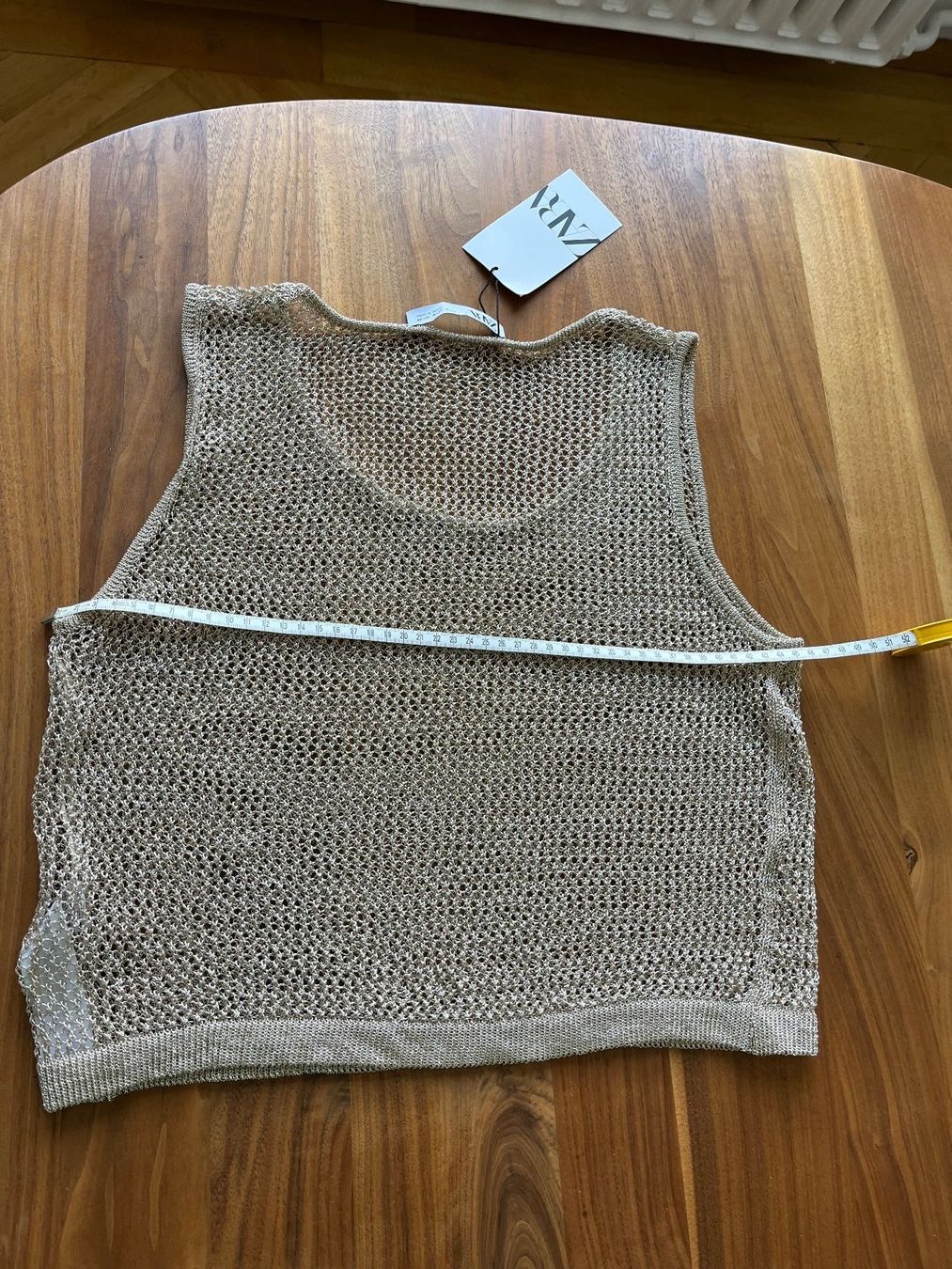 Zara Top: Neu ZARA METALLIC THREAD KNIT TOP,  M – Nuovo e nell'imballaggio originale da Wilen b. Wollerau venduto da rosmarin13 4
