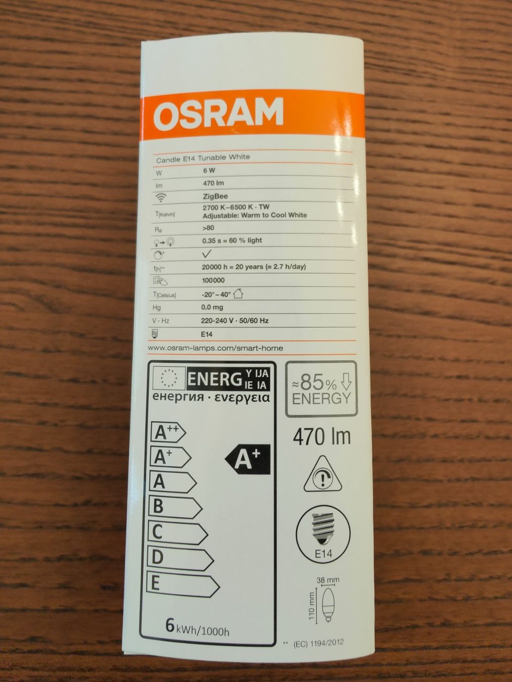 Osram Lampade: Osram LEDVANCE Smart+ E14 Candle Tunable White – Nuovo e nell'imballaggio originale da Oftringen venduto da yan_ht2y 3