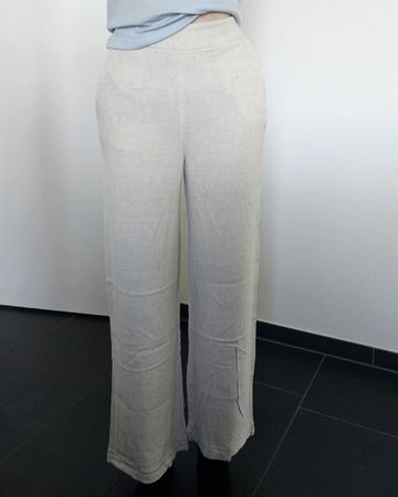 Beige luftige Sommerhose Gr. XS