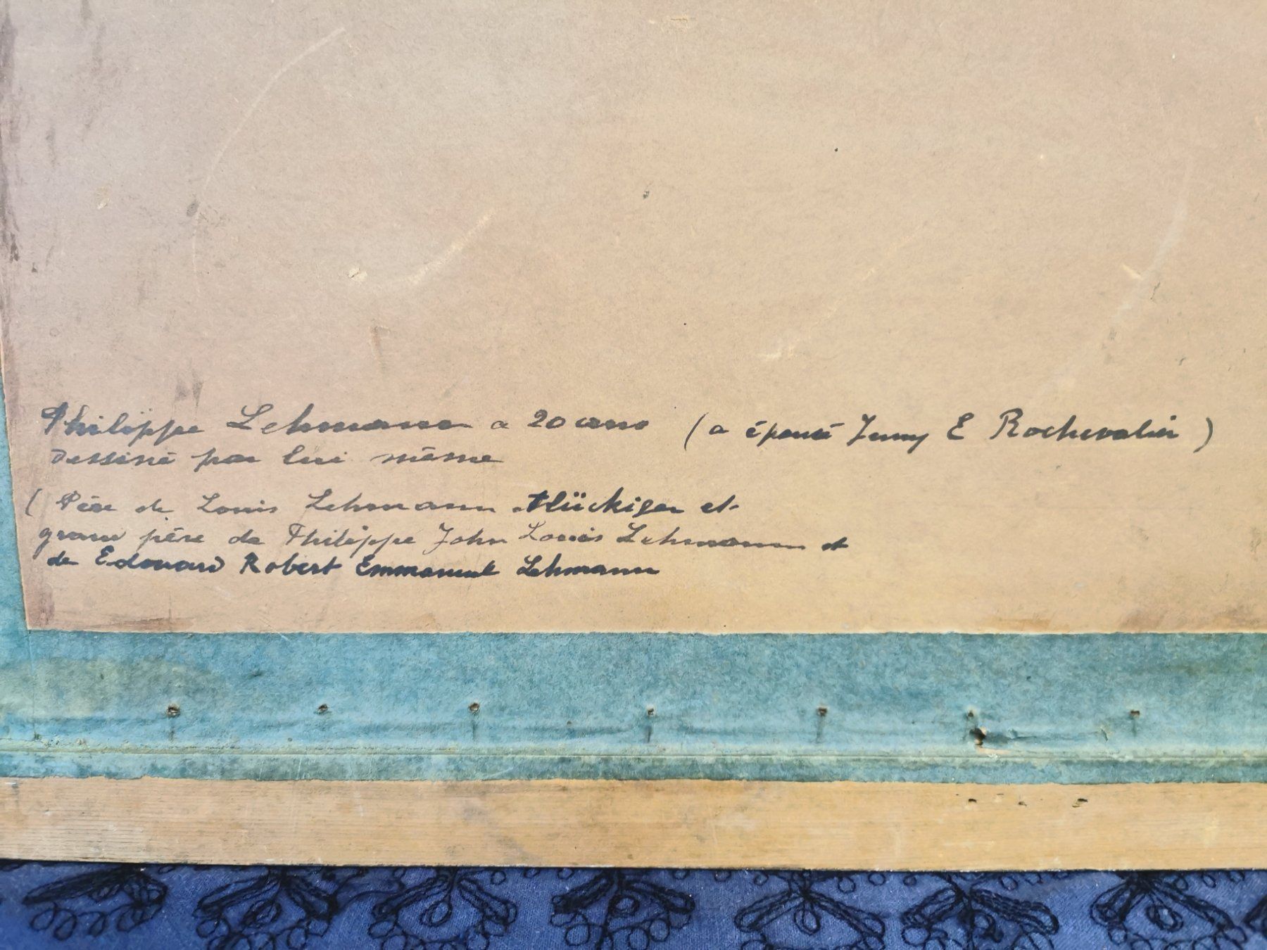 Gemälde: PORTRAIT ANCIEN I FORMATIONS AU DOS – Gebraucht aus Genève von Qanil77 6
