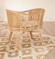 Babywiege Rattan natur handgeflochten guter Zustand