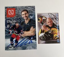 Renato Tosio & Nino Niederreiter Original Autogramme