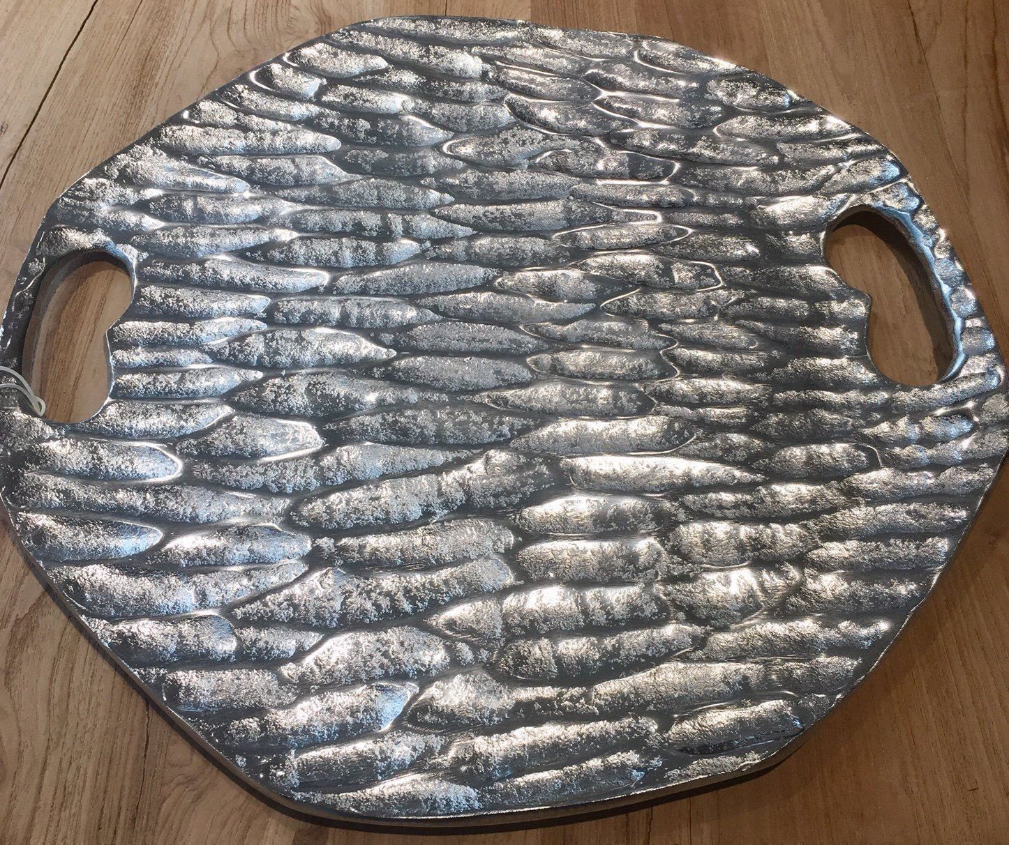 Piatti di portata: Dekoschale / Teller aus Aluminium – Nuovo e nell'imballaggio originale da Volketswil venduto da rubin74