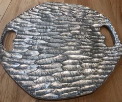 Dekoschale / Teller aus Aluminium/Neu