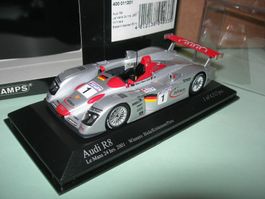 Audi R8 Le Mans 24hrs 2001 winners * Minichamps 1:43