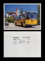 Schöftland Sursee Postauto Saurer RH620-25 Foto Ausdruck A5