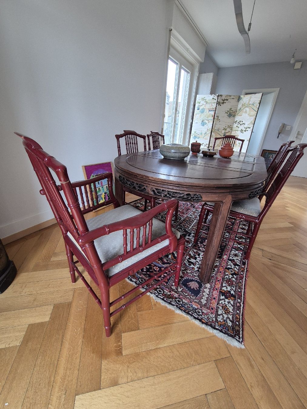 Set di tavolo e panche: table et chaises anciennes – Usato da Chambrelien venduto da Zebz 1