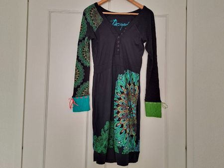 Robe Desigual manches longues style bohème