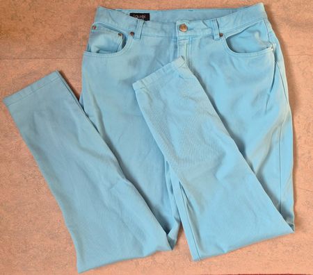 LAURÈL JEANS HOSE TÜRKIS 40 L , TOP ZU BLUSE TUNIKA SHIRT