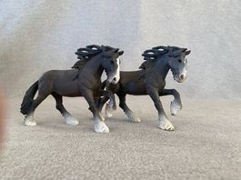 Schleich Pferde Set - 3 Pferde mit 3 Fohlen
