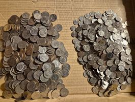 Münzlot USA - 200 Dollar / alles Dimes und Quarter Dollar