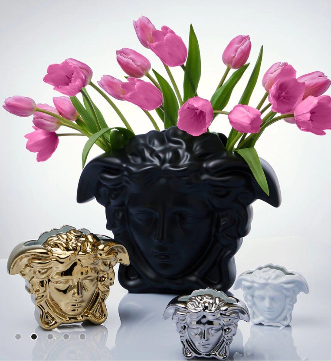 Versace Vasen & Gefässe: Vase - Versace Medusa silber 9cm Fabrikneu – Neu (gemäss Beschreibung) aus KLOTEN von Luxurious-Shop 3