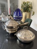 Christofle Rechaud / Antike Speisenwärmer / Silber