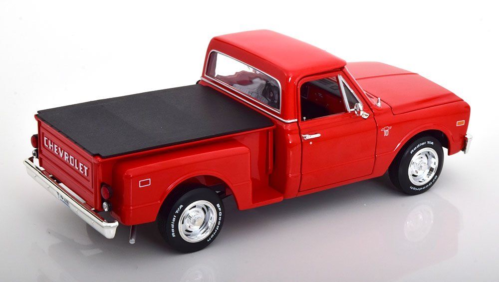 Chevrolet Modellautos: Chevrolet C10 Stepside Pick Up 1968 hellrot / schwarz   1:18 – Neu und originalverpackt aus Gerlafingen von espero88 1