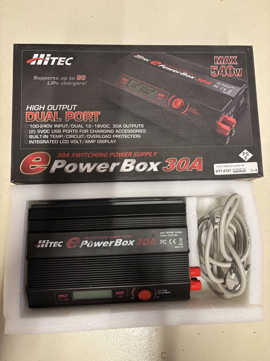 RC Modellbau: Hitec ePowerBox 30A Lader – Gebraucht aus Matten b. Interlaken von Fabien0111