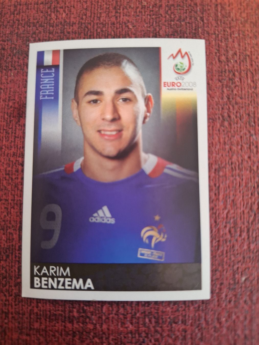 Panini Sammelbilder & Trading cards: PANINI EM 2008 KARIM BENZEMA Nr. 354 – Gebraucht aus Balsthal von roh_dt72