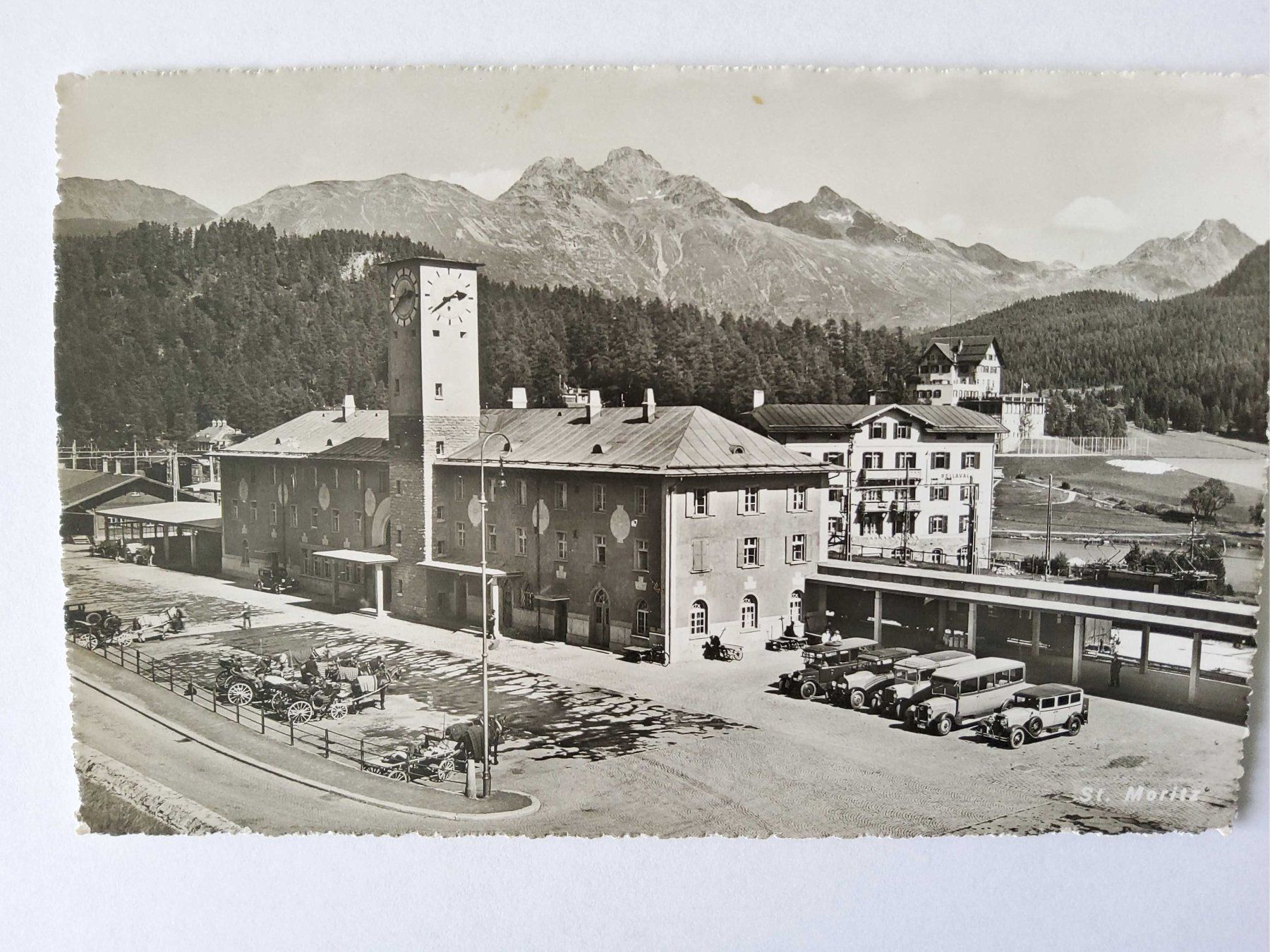 Ansichtskarten: 2 alte Ansichtskarten St. Moritz – Gebraucht aus Hinterkappelen von himi02 1