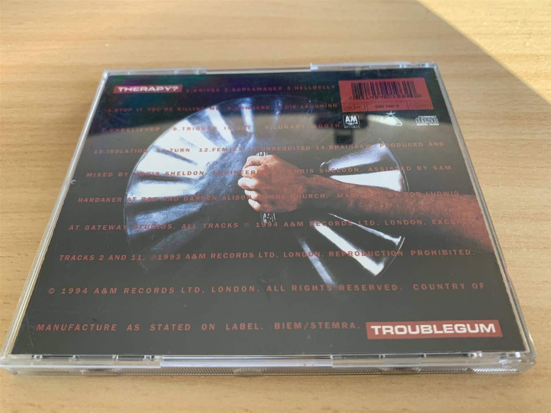 CD: Therapy? – Troublegum – Usato da Rikon im Tösstal venduto da Alpenmutz 1