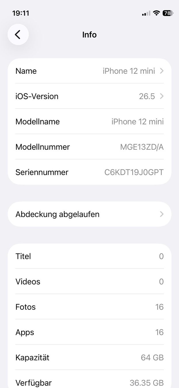 Apple Handys / Smartphones: iPhone 12 mini, Blue, 64GB – Gebraucht aus Rütihof von Petschi63 4