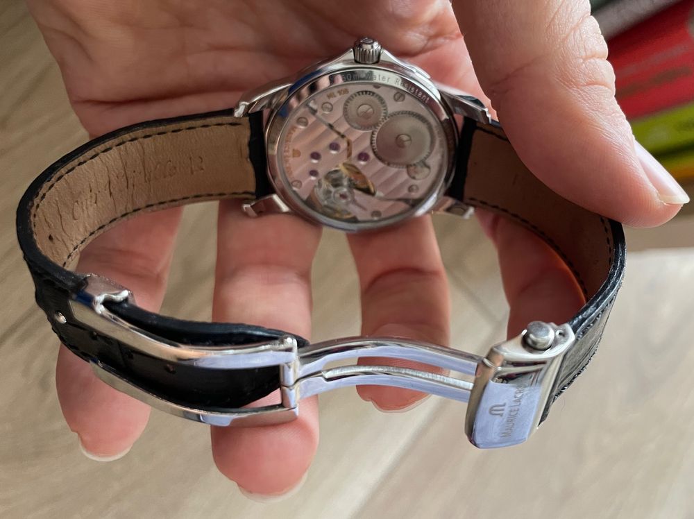 Maurice Lacroix Orologi: Maurice Lacroix Handaufzug 43mm Serviced Full Set! – Nuovo (secondo la descrizione) da Euthal venduto da dieUhrenwerkstatt 4