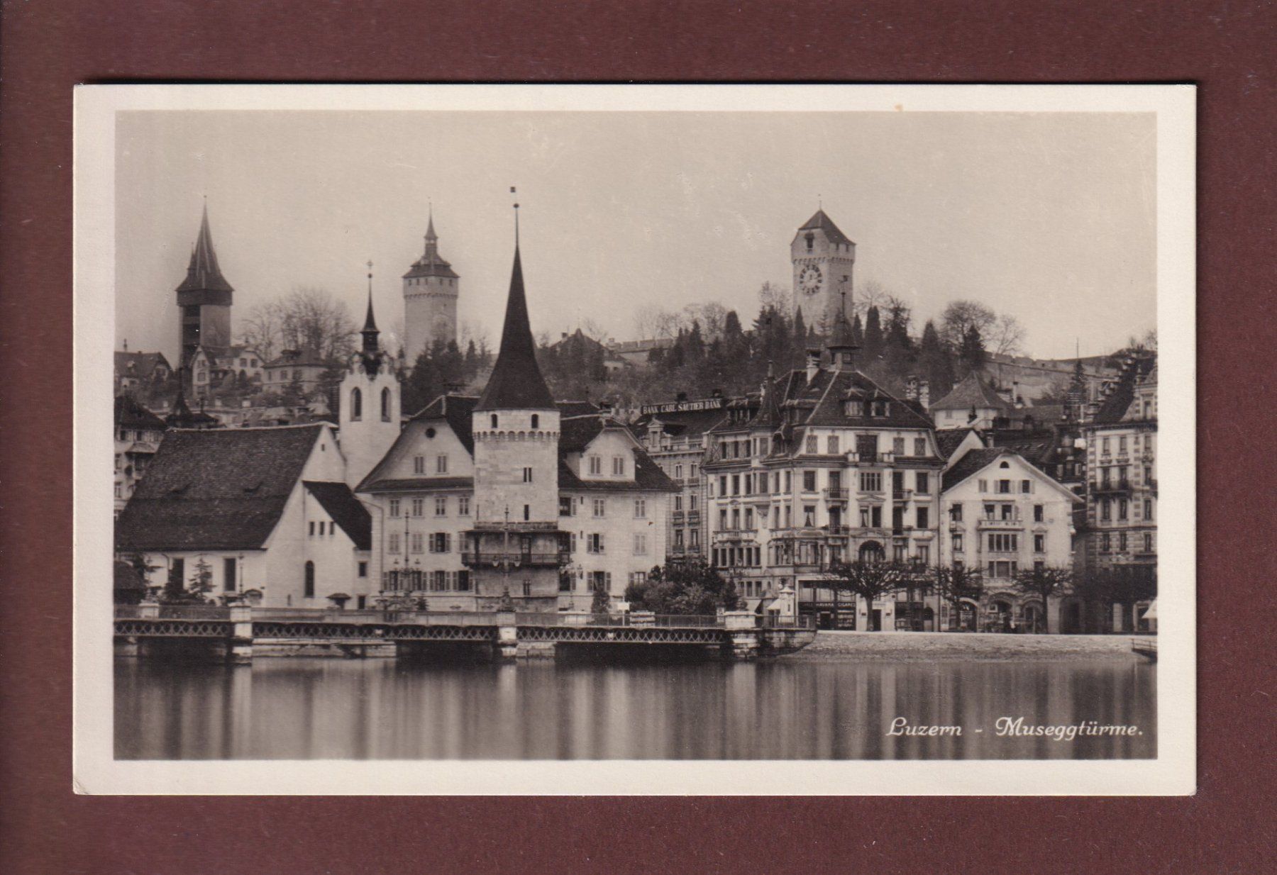 Cartoline postali: LUZERN - Museggtürme – Usato da Pully venduto da nicecards