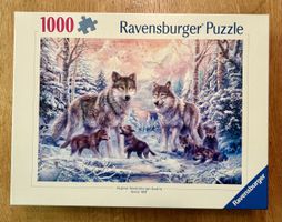 Ravensburger, 1000 Teile, komplett, „Arctic Wolves“