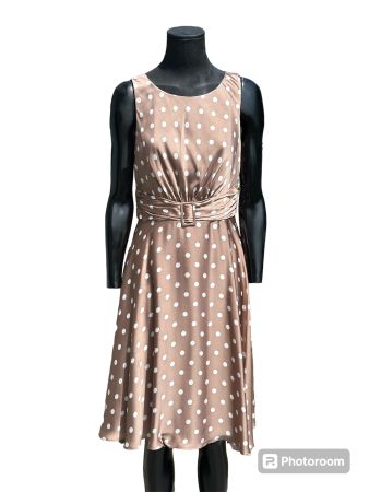 ☕️🍽️🍾🥂...Elegantes Cocktailkleid - Polka Dots - Gr. 36/S