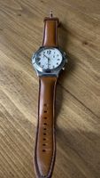Swatch Irony Chronograph – Acier inoxydable – Bracelet cuir 