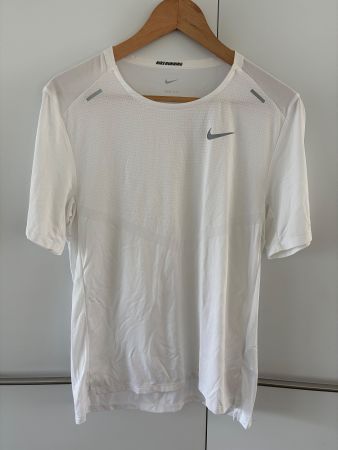 Nike Laufshirt Dri-Fit Weiss Grösse S