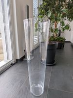 Grand vase en verre H70xL22cm
