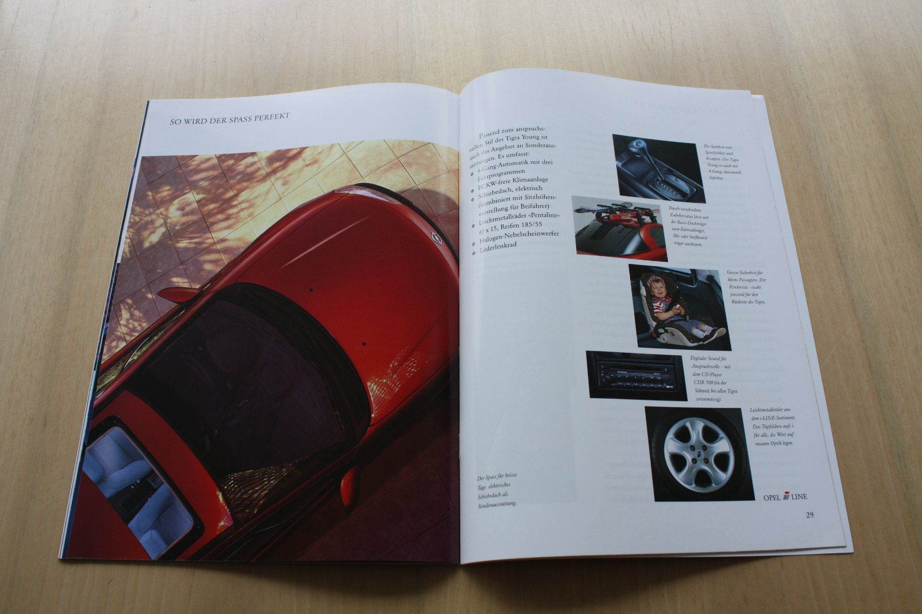 Opel Documenti: Opel Tigra Prospekt 7/1999 – Usato da Wikon venduto da erwin400 8