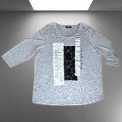 🩶 Cooles 3/4-Arm Sweatshirt von VIA APPIA -DUE- in Grau💫