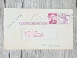 CL14 Carte Postale + Timbre USA 1964