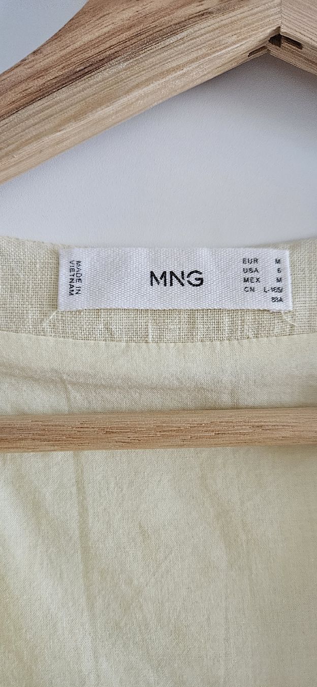 Mango Vestiti: Gelb Linen Kleid - M – Usato da Horgen venduto da SA_MOE00 4