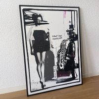 Urban Pop Art Saxophon Woman Jazz Bild Kunst Stefan Bammert