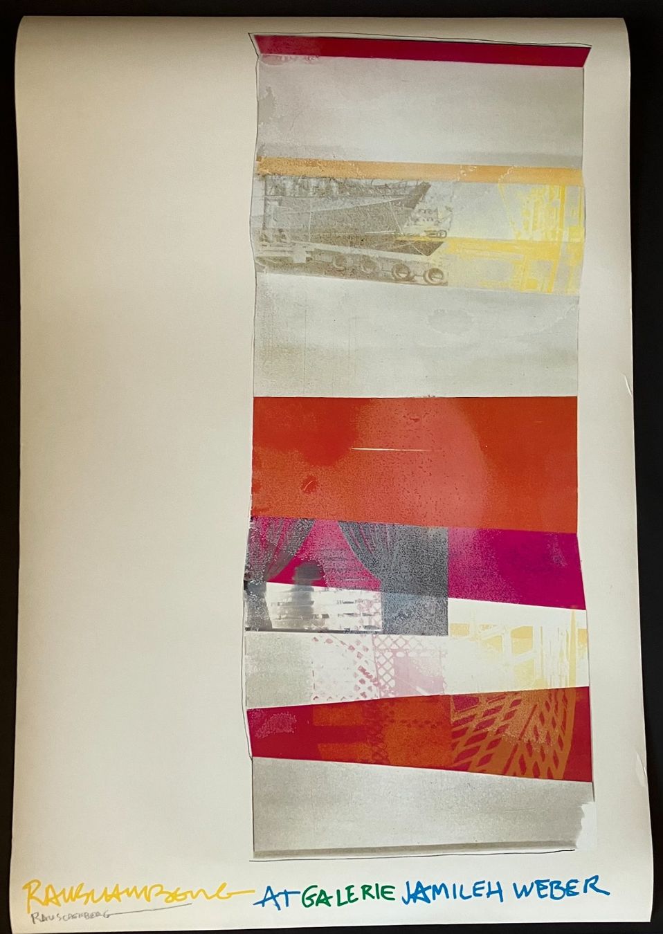 Gemälde: Robert Rauschenberg  - OFF KILTER KEYS  - 1994 – Gebraucht aus Basel von ekaeufer