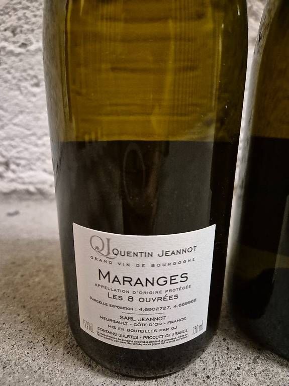 Vino: 2x Quentin Jeannot Maranges Les 8 Ouvrées Chardonnay 2020 – Usato da Zürich venduto da kamillo3000 1