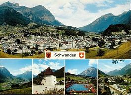SCHWANDEN Tannenberg - Schwimmbad - Pulverturm - gegen Süden