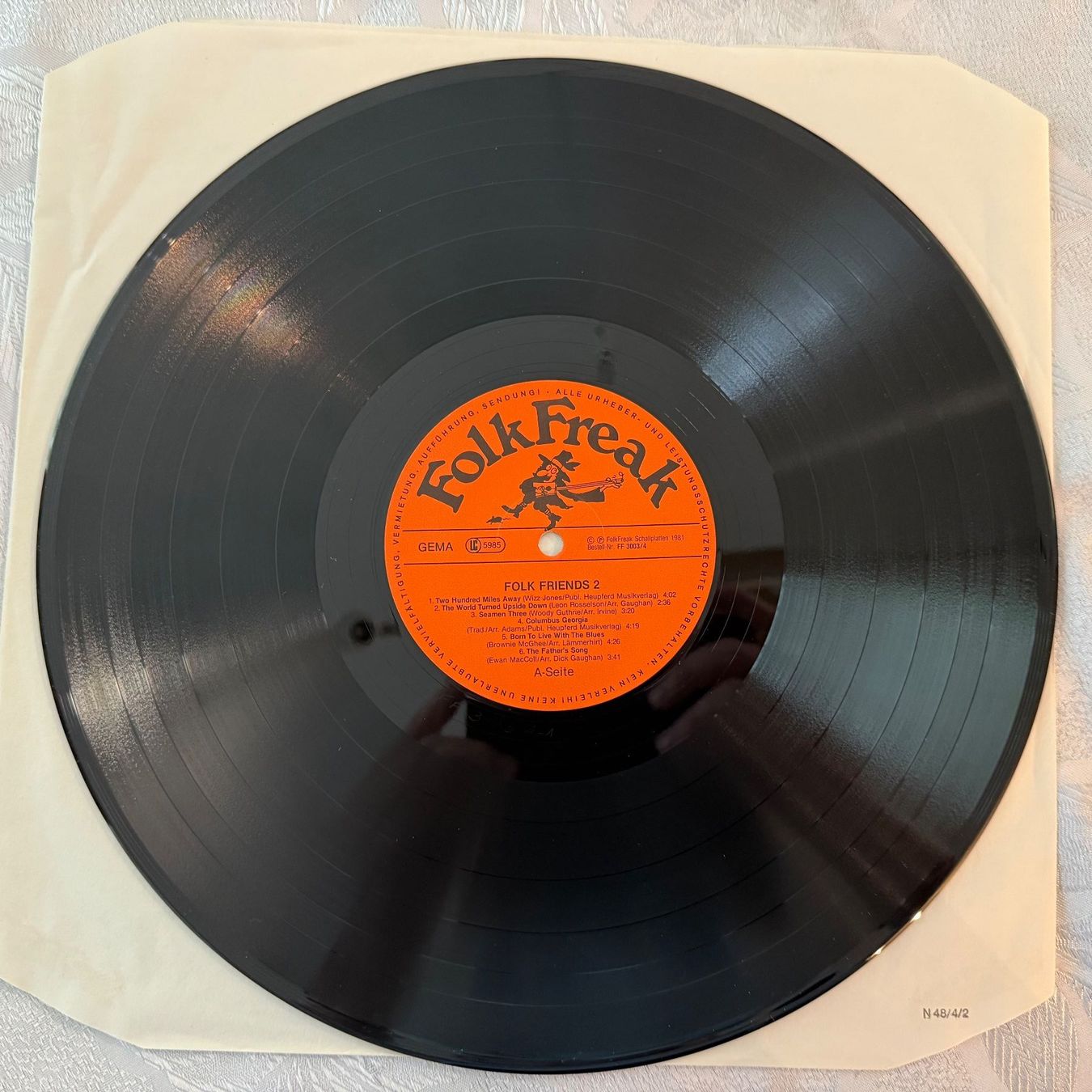 Dischi in vinile: FOLK FRIENDS 2 – Usato da Zürich venduto da fehlton 6