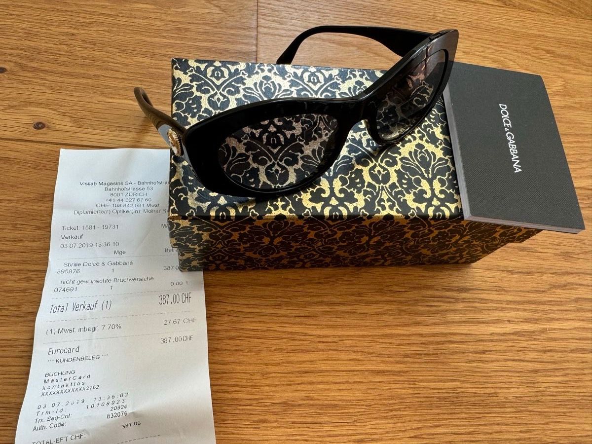 Dolce & Gabbana Occhiali & Lenti: Dolce Gabbana Sonnenbrille – Nuovo (secondo la descrizione) da Zürich venduto da LuxuryJewellery 2