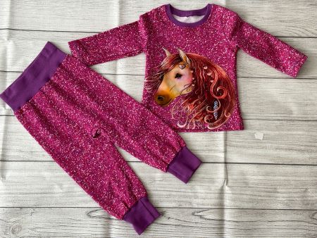 Pferde Pumphose und langarm Shirt Gr. 80 Neu