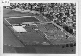 Flugaufnahme Wil SG Sportanlagen Schwimmbad Photo: 90x125mm
