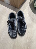 Vans Old Skool,velours bleu en 40