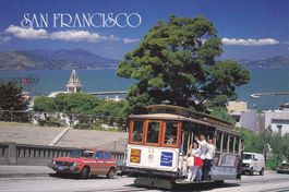 USA San Francisco Cable Car Tram Strassenbahn 1988