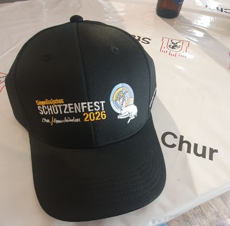 Schützenfest Chur 2026 Kappe Schwarz