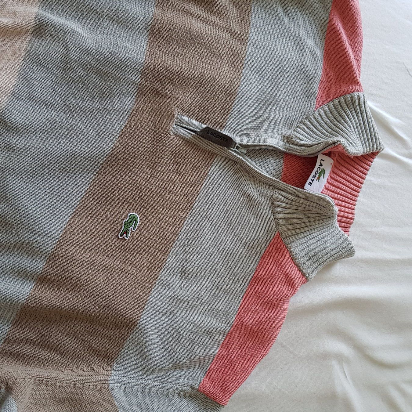 Lacoste Maglioni & Felpe: Gestreifter Lacoste Pullover Gr. 6, 52, XL, pastell – Usato da Belp venduto da Sunny132 2